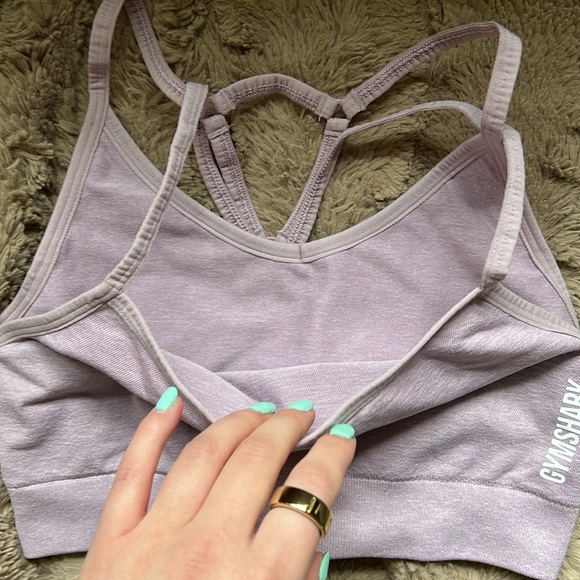 Lavender strappy bra - Picture 2 of 4